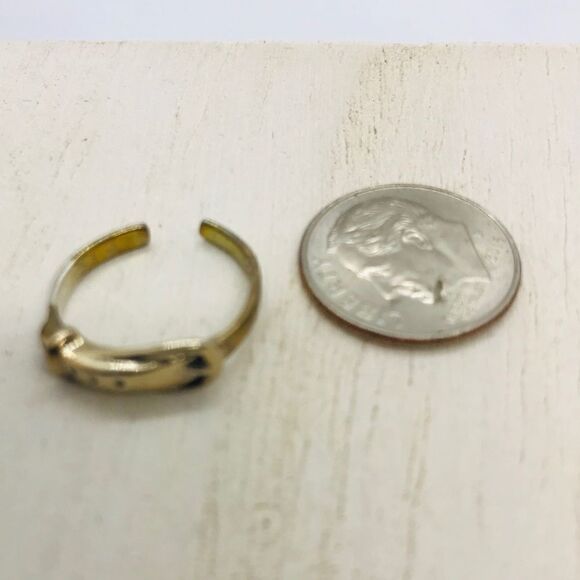 Sterling Silver Buckle Adjustable Toe Ring NWT - Picture 6 of 6
